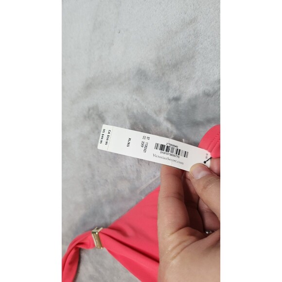 Victoria's Secret XL Pink Island Essential Harlow Halter Push Up Bikini Top NWT - Picture 5 of 6